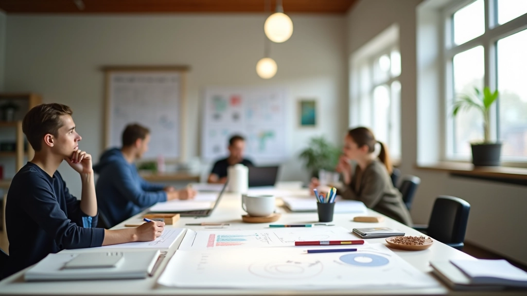 Spazio di lavoro creativo di MenteLaterale S.r.l. con ispirazione dall'architettura italiana